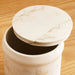 Maris Cotton Swab Jar 9.8X9.8X11 Cm - Beige Pan Home
