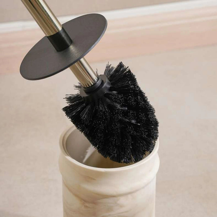Maris Toilet Brush With Holder - Beige Pan Home