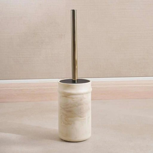 Maris Toilet Brush With Holder - Beige Pan Home