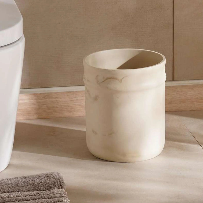 Maris Waste Bin 21.5X21.5X24.5- Beige Pan Home