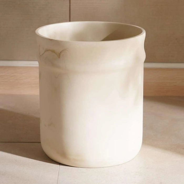 Maris Waste Bin 21.5X21.5X24.5- Beige Pan Home