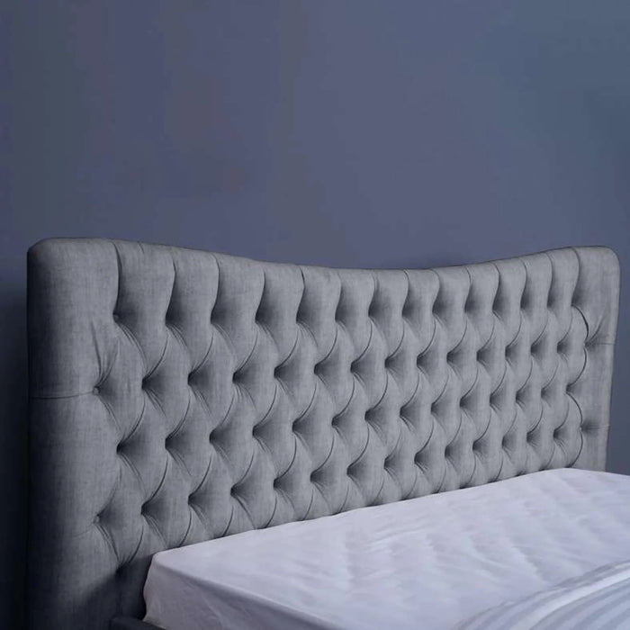 Mars Headboard Chanel Grey L-200 : H-125 Cm