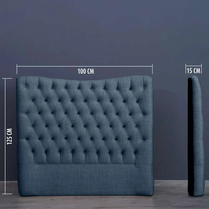 Mars Headboard Chanel Teal L-100 : H-125 Cm