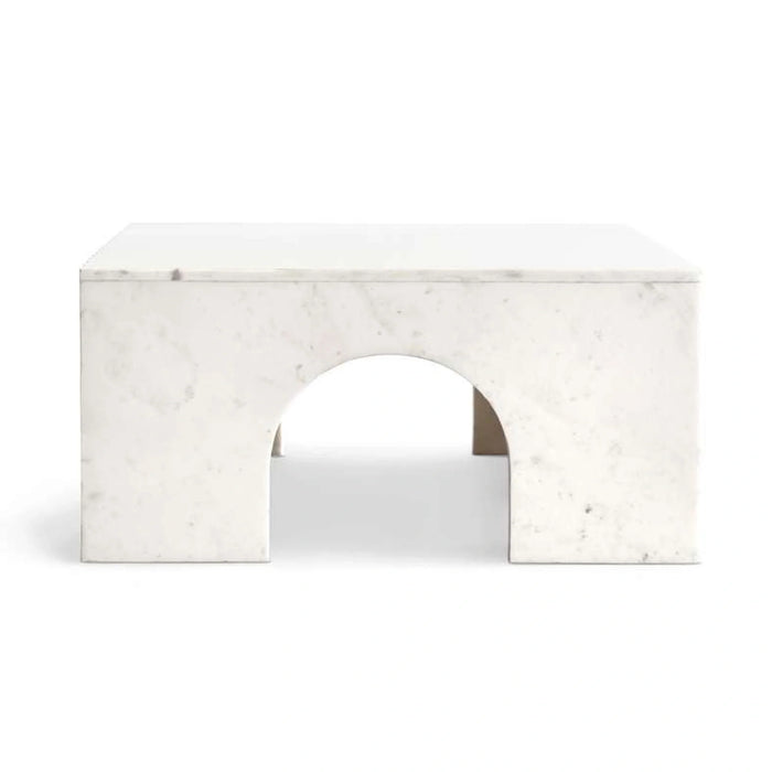 Marseille Coffee Table Marble Large - White