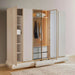 Martoni  6 Door Wardrobe - Light Grey Pan Home