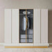Martoni  6 Door Wardrobe - Light Grey Pan Home