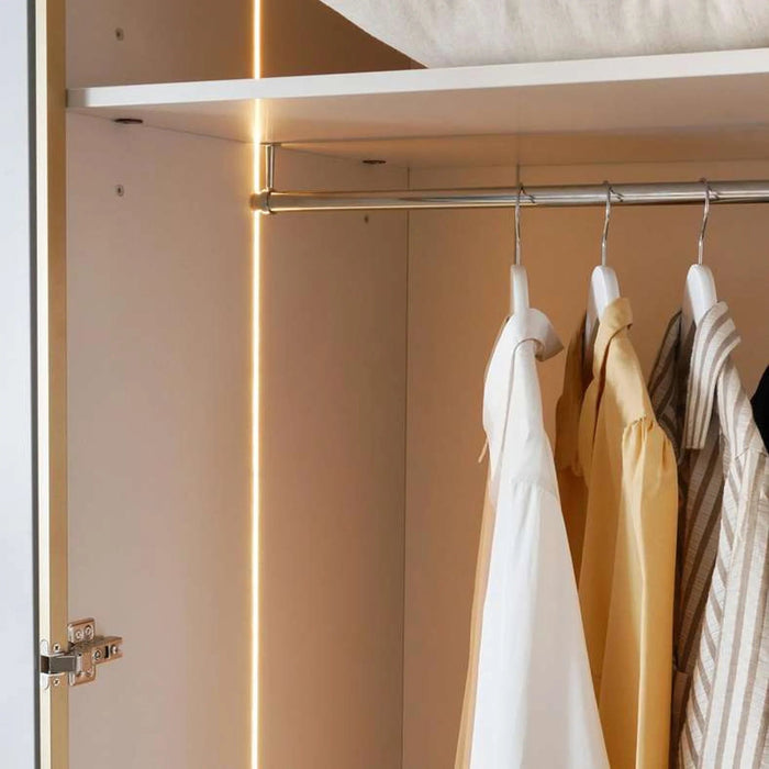 Martoni  6 Door Wardrobe - Light Grey Pan Home