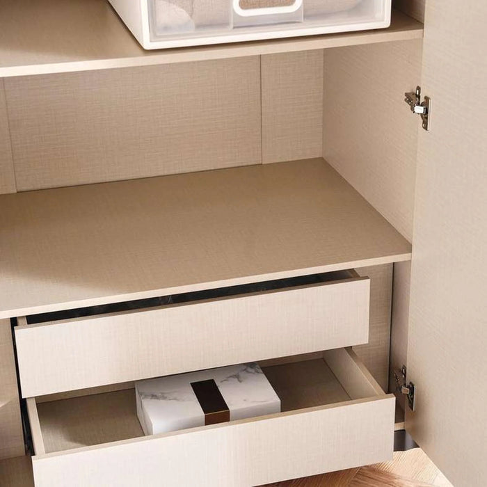 Maryaland 6 Door Wardrobe - Cream