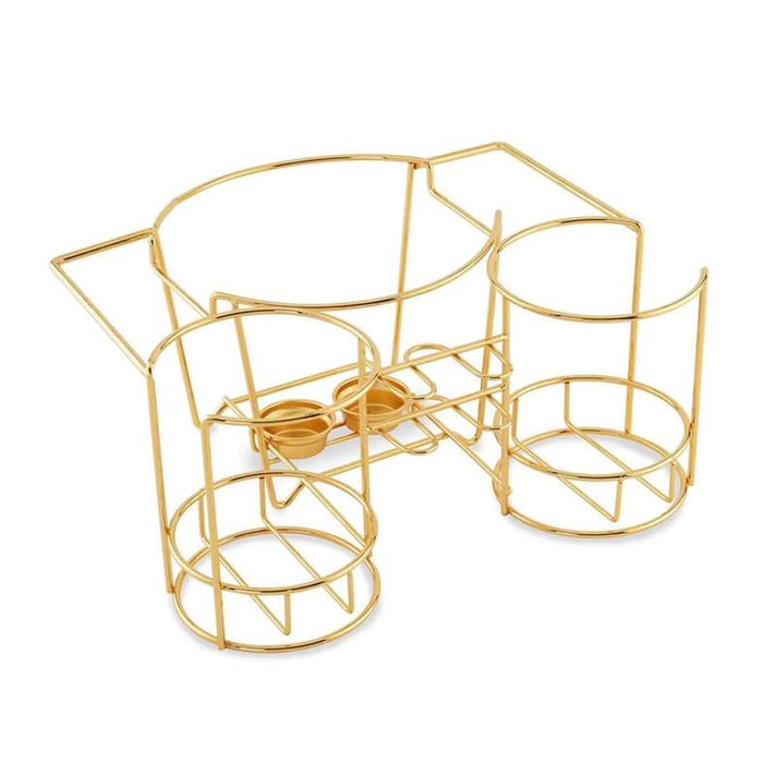 Masar 15-Piece Soup Serving Set With Stand - White & Gold