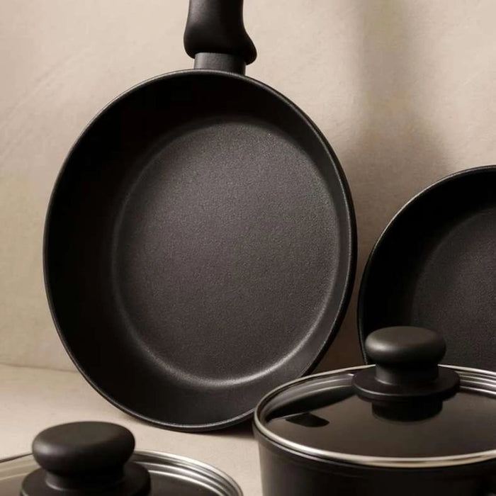 Mateo 10-Piece Cookware Set -Black Pan Home