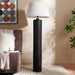 Matera Polyresin Floor Lamp 20X20X128.5Cm - Black Pan Home