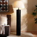 Matera Polyresin Floor Lamp 20X20X128.5Cm - Black Pan Home