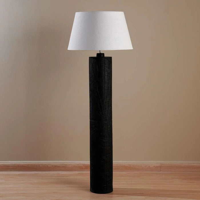 Matera Polyresin Floor Lamp 20X20X128.5Cm - Black Pan Home