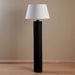 Matera Polyresin Floor Lamp 20X20X128.5Cm - Black Pan Home