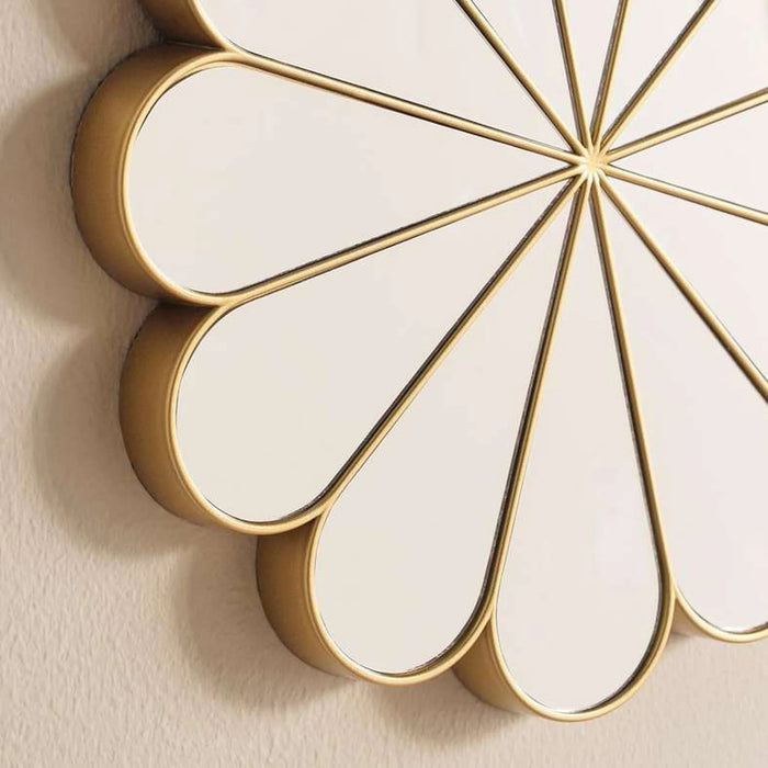 Mavens 3-Piece Decorative Mirrors Dia 25Cm - Gold Pan Home