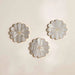 Mavens 3-Piece Decorative Mirrors Dia 25Cm - Gold Pan Home