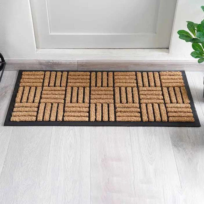 Max Door Mat 45X100cm-Natural/Black Pan Home