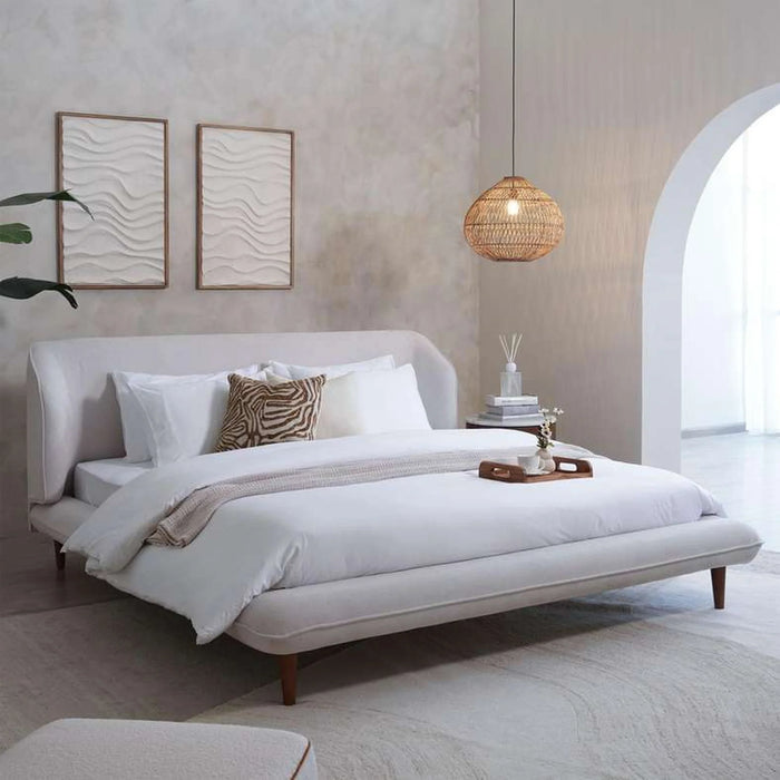 Maxium King Bed 180X200 Cm - Beige