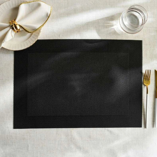 Maxwell  4Piece Vinyl Placemat Set 33X48Cm - Anthracite Pan Home