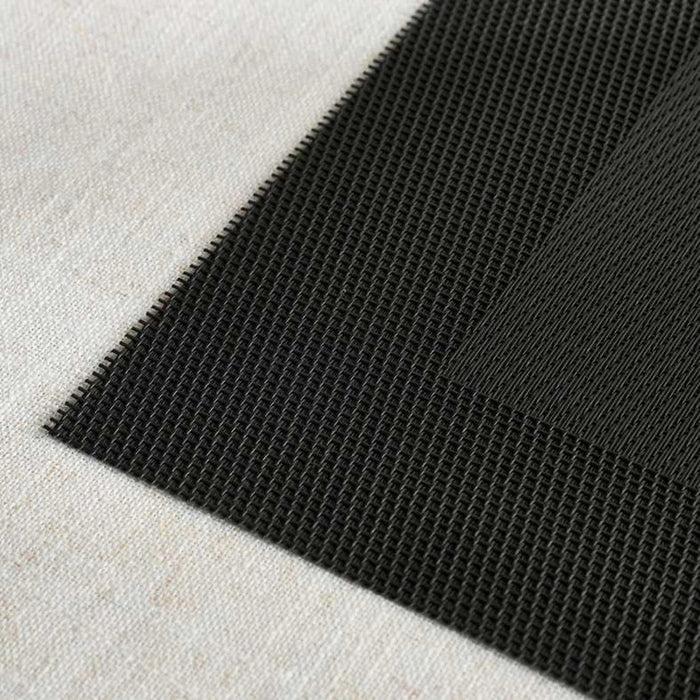 Maxwell  4Piece Vinyl Placemat Set 33X48Cm - Anthracite Pan Home