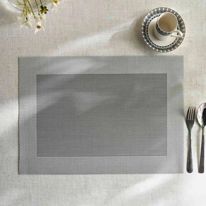 Maxwell  4Piece Vinyl Placemat Set 33X48Cm - Grey