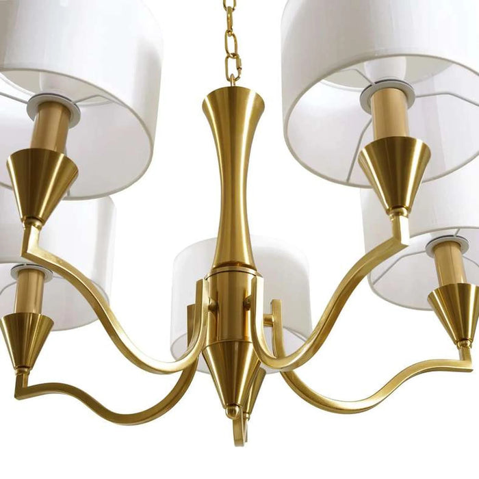 Mayton 5-Light E14 Chandelier Dia65X120Cm - Gold