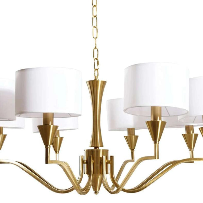 Mayton 8-Light E14 Chandelier Dia80X120Cm - Gold