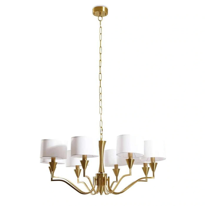 Mayton 8-Light E14 Chandelier Dia80X120Cm - Gold