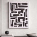 Mazeon Printed Canvas Wall Art 30X40Cm - Black Pan Home