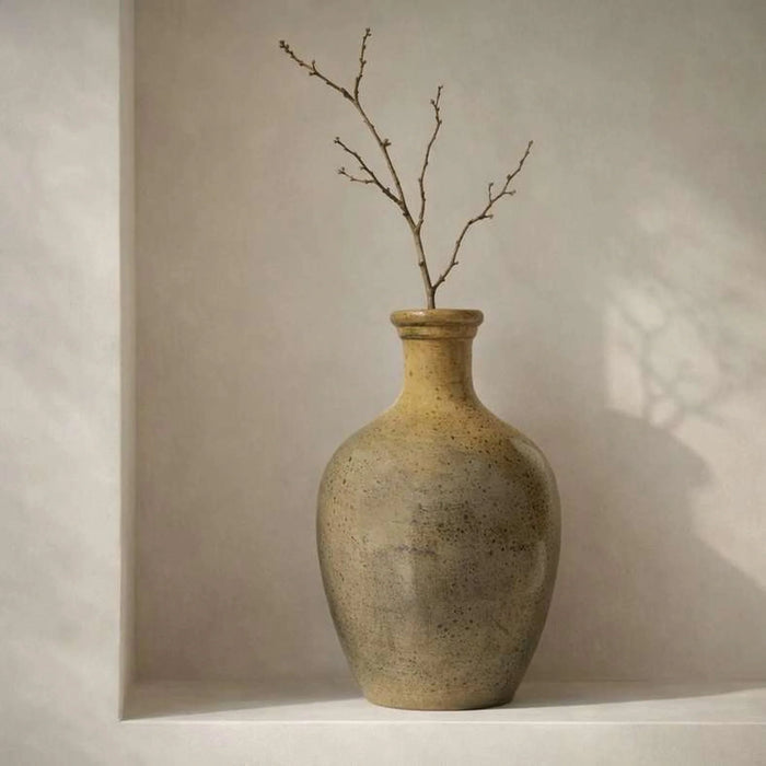 Mbeya Terracotta Decor Vase 22X22X40Cm - Beige