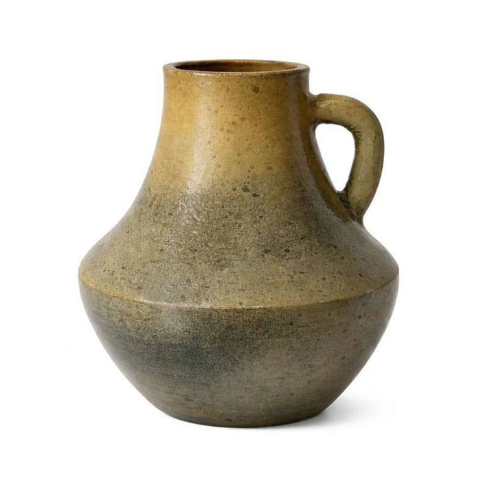 Mbeya Terracotta Decor Vase With Handle  24.76X24.76X26.67Cm - Beige