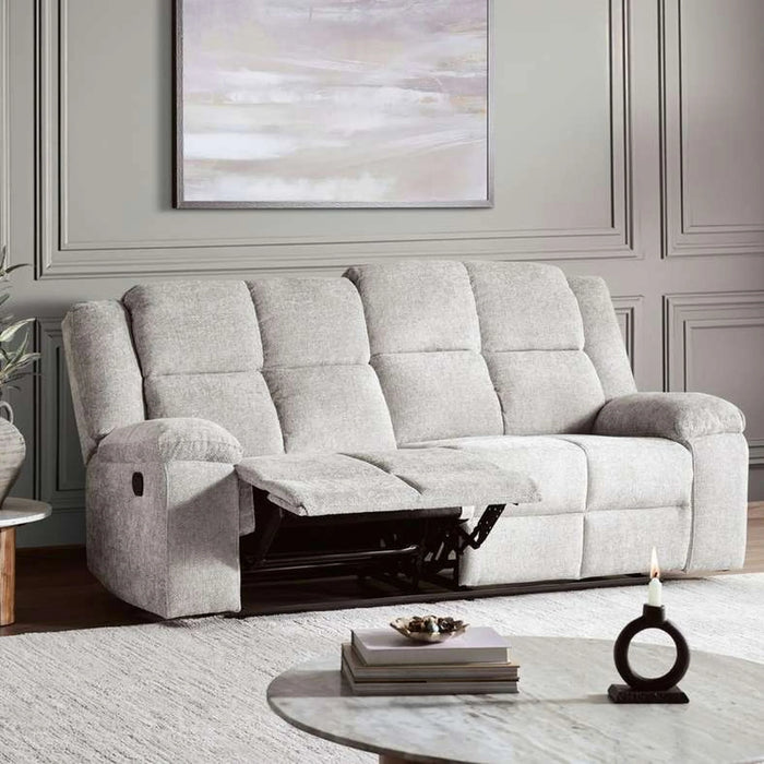 Meatdow Mat 3 Seater Recliner Sofa - Grey