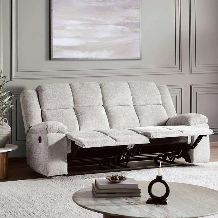 Meatdow Mat 3 Seater Recliner Sofa - Grey