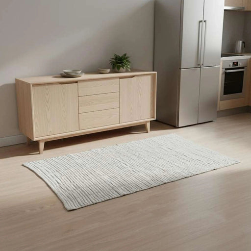Medford Handwoven Dhurrie 60X90Cm - Natural Pan Home