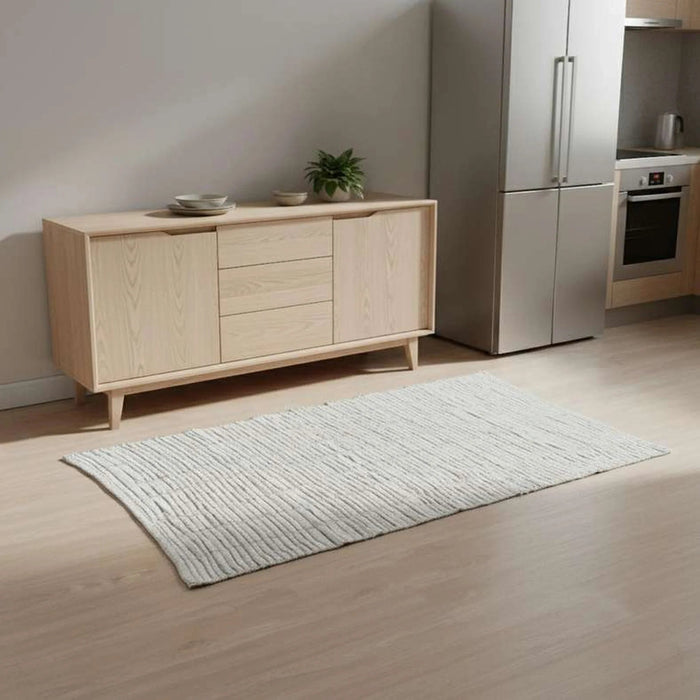 Medford Handwoven Dhurrie 60X90Cm - Natural Pan Home