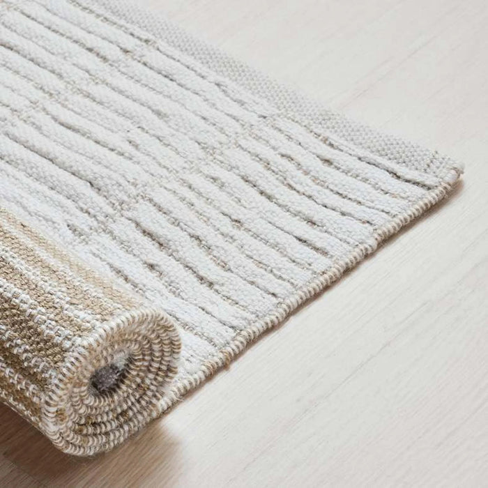 Medford Handwoven Dhurrie 60X90Cm - Natural Pan Home