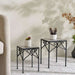 Medley 2-Piece Square Metal Planter Stand - White Pan Home