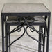 Medley 2-Piece Square Metal Planter Stand - White Pan Home