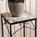 Medley 3-Piece Square Metal Planter Stand - Black Pan Home