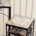 Medley 3-Piece Square Metal Planter Stand - Black Pan Home