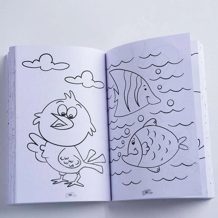 Mega Colouring Book 368 Pages - Blue Pan Home