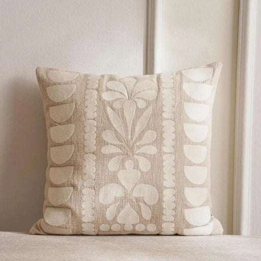 Megan Abstract Downfeel Filled Cushion 50X50Cm-Natural Pan Home