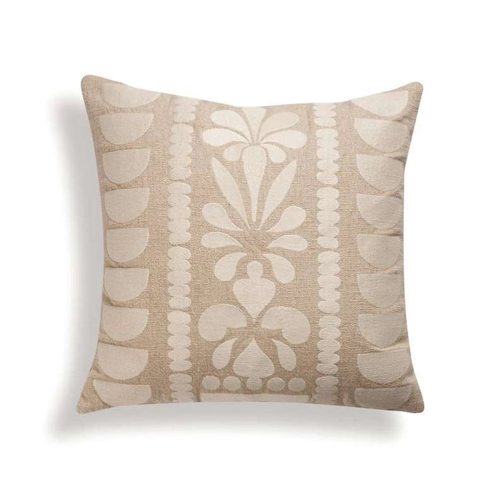 Megan Abstract Downfeel Filled Cushion 50X50Cm-Natural Pan Home