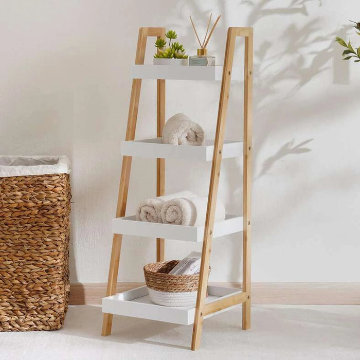 Megan Bamboo Storage Shelf 35X36X98Cm - Natural