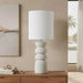 Megor E27 Ceramic Table Lamp 20X49.5Cm - White Pan Home