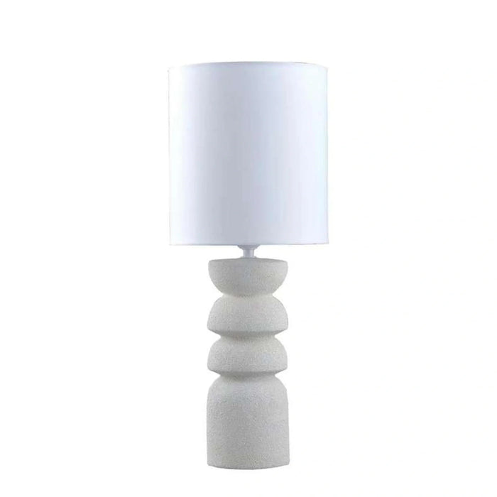 Megor E27 Ceramic Table Lamp 20X49.5Cm - White Pan Home
