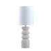 Megor E27 Ceramic Table Lamp 20X49.5Cm - White Pan Home