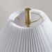Megumi E27 Marble Table Lamp With Pull Switch 35.5X56Cm - Black Pan Home