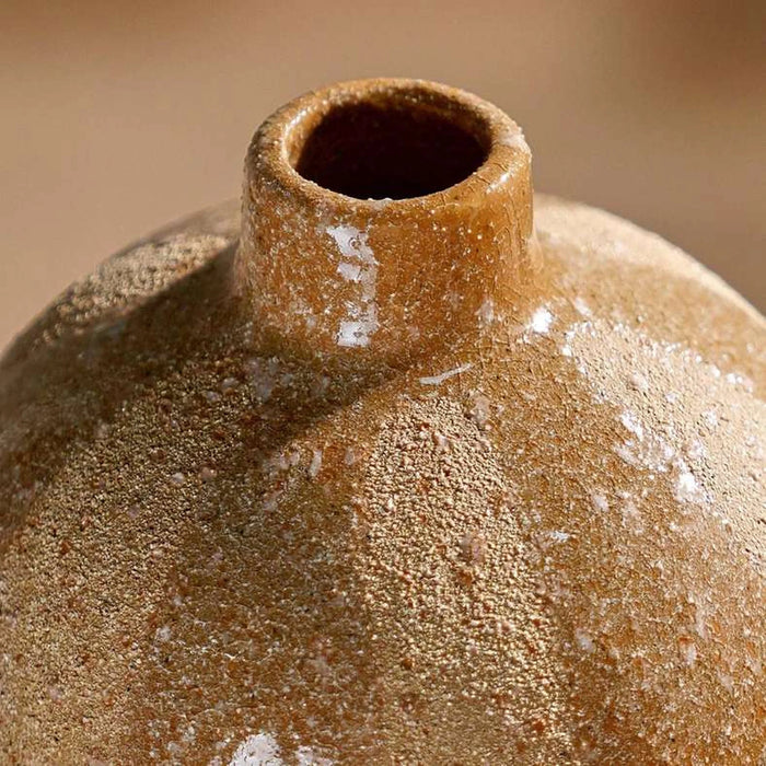 Mei Stoneware Bud Candle Holder 13X13X12.5Cm - Brown