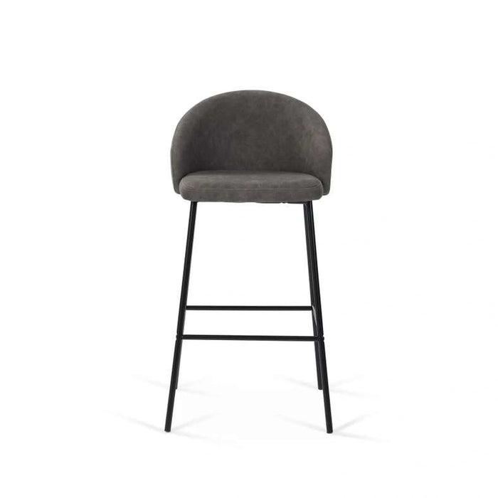 Mela Bar Chair - Grey Black Pan Home